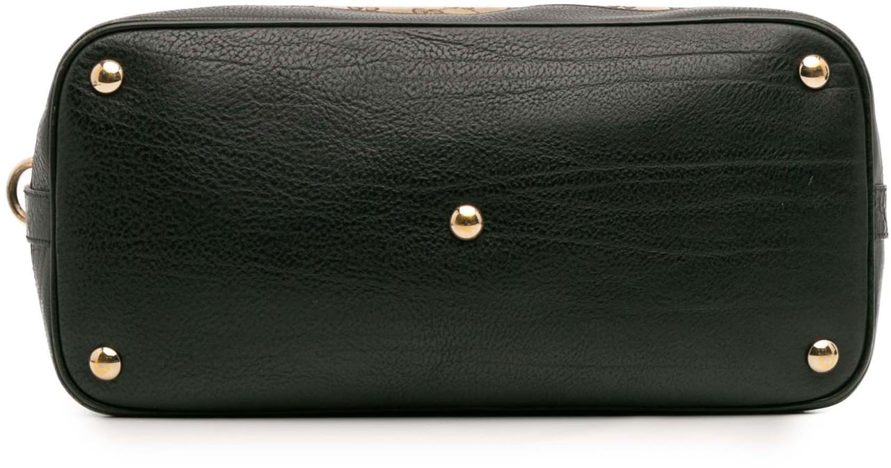 Gucci Large GG Canvas Charm Dome Satchel Bruin