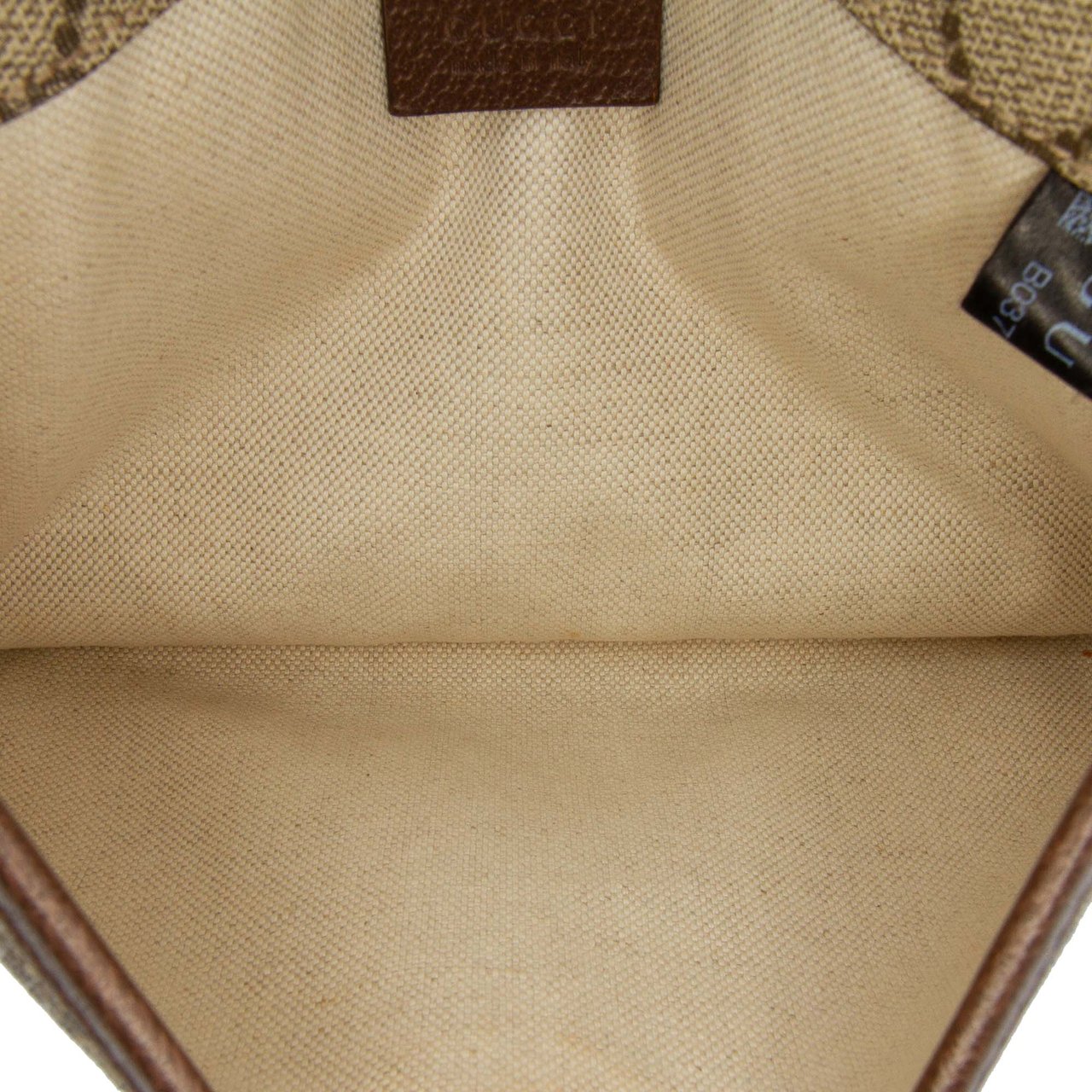 Gucci GG Supreme Web Neo Vintage Belt Bag Bruin