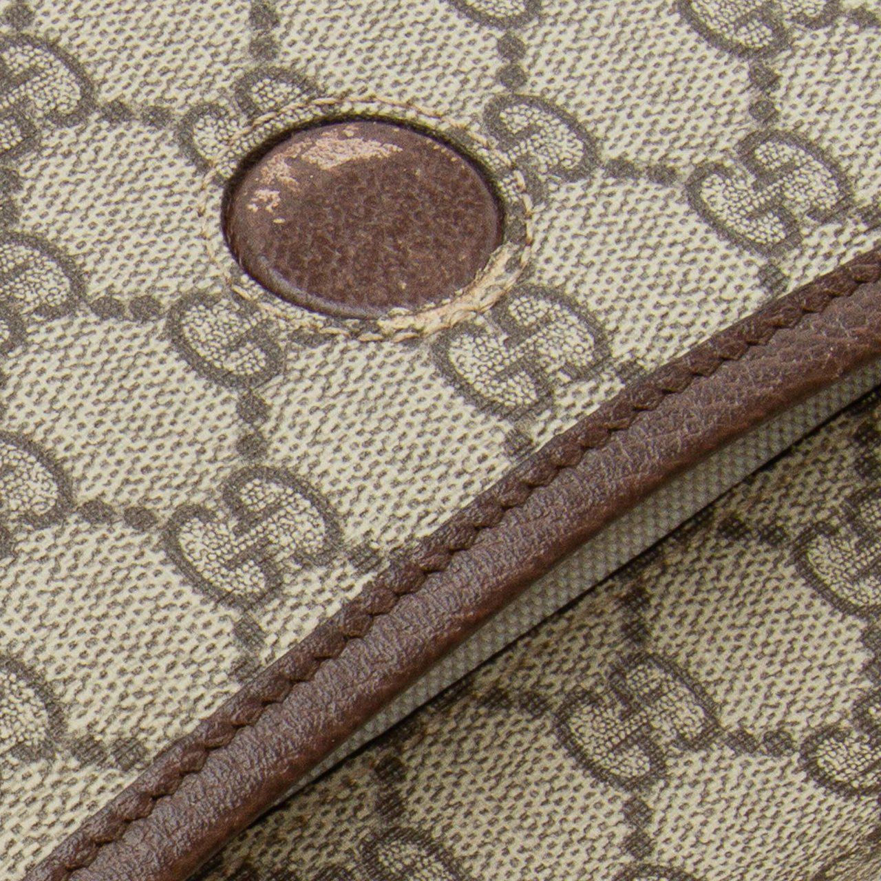 Gucci GG Supreme Web Neo Vintage Belt Bag Bruin