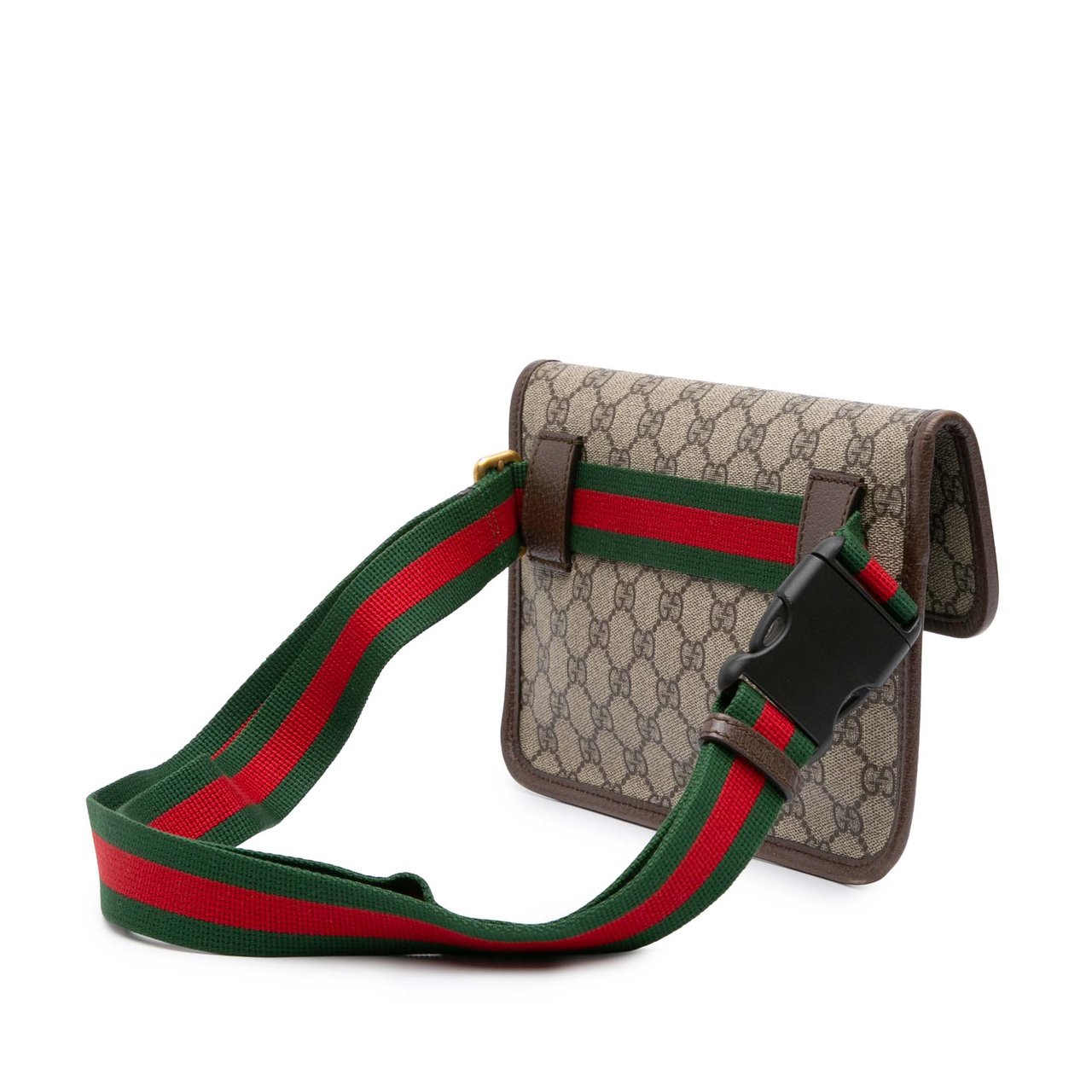 Gucci GG Supreme Web Neo Vintage Belt Bag Bruin