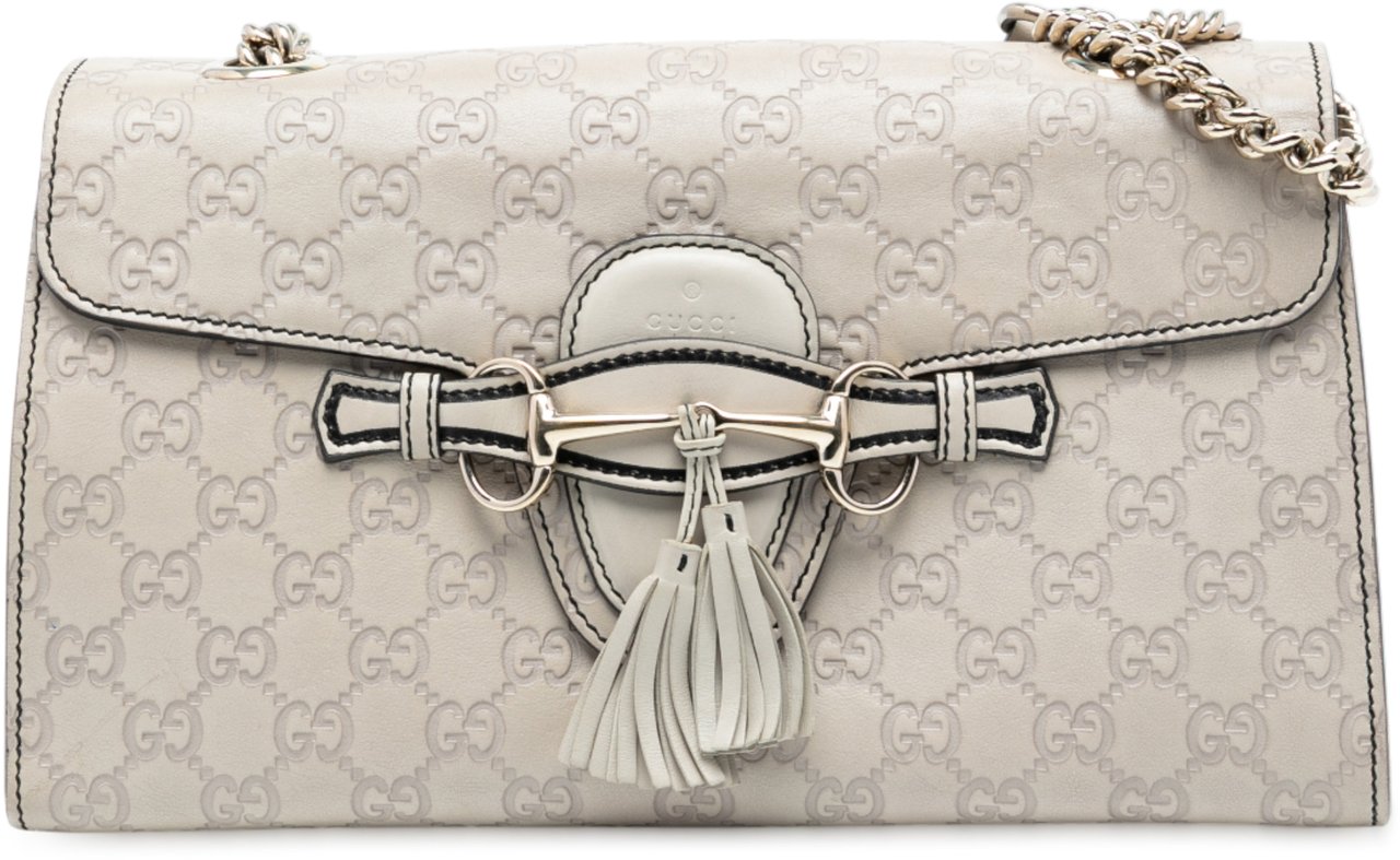 Gucci Medium Guccissima Emily Shoulder Bag Wit