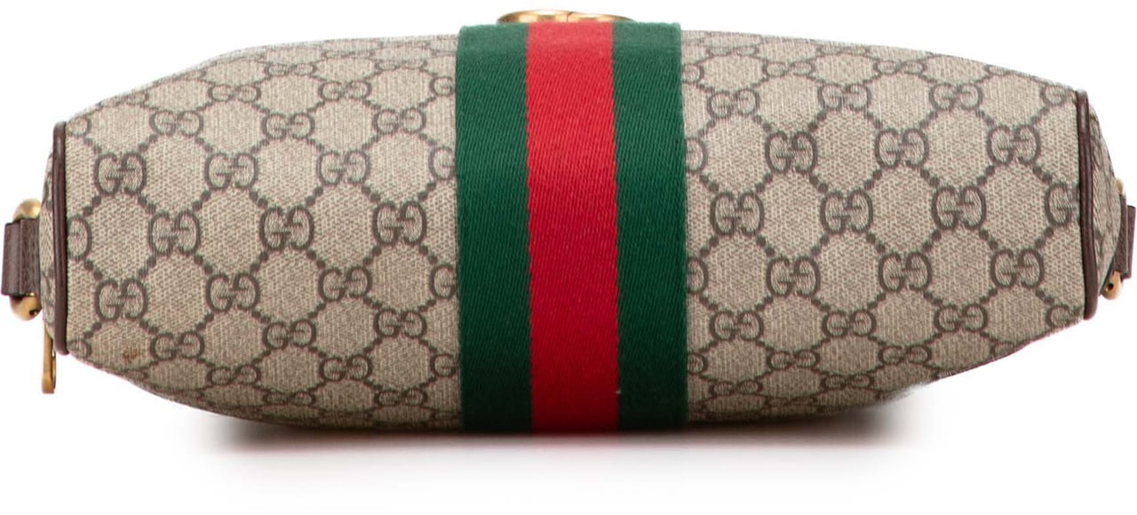 Gucci Medium GG Supreme Ophidia Crossbody Bruin
