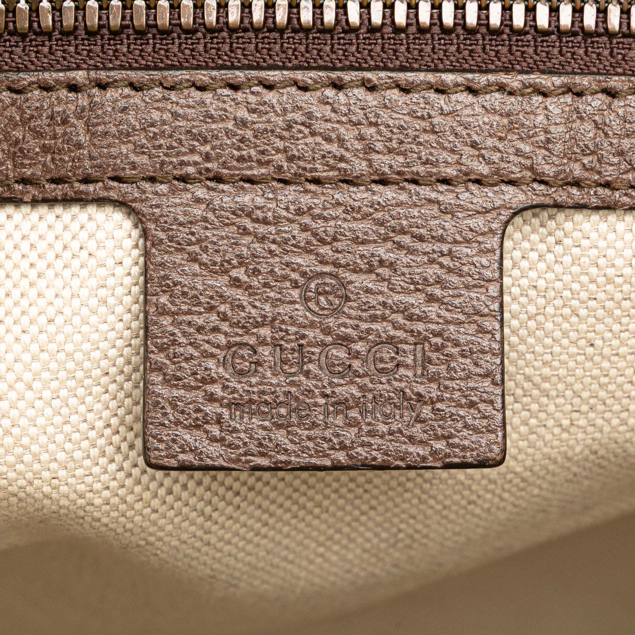 Gucci Medium GG Supreme Ophidia Crossbody Bruin