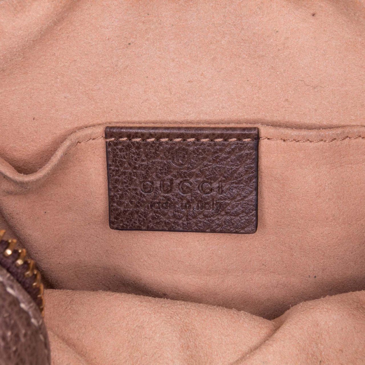 Gucci Mini GG Supreme Ophidia Crossbody Bruin