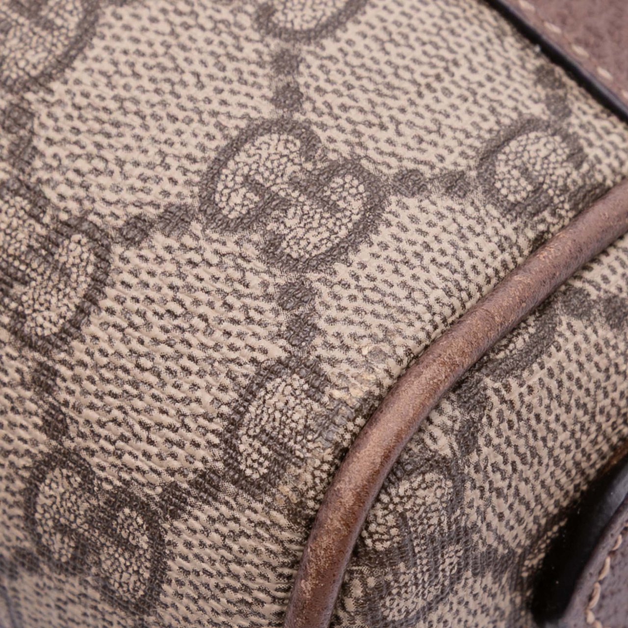 Gucci Mini GG Supreme Ophidia Crossbody Bruin