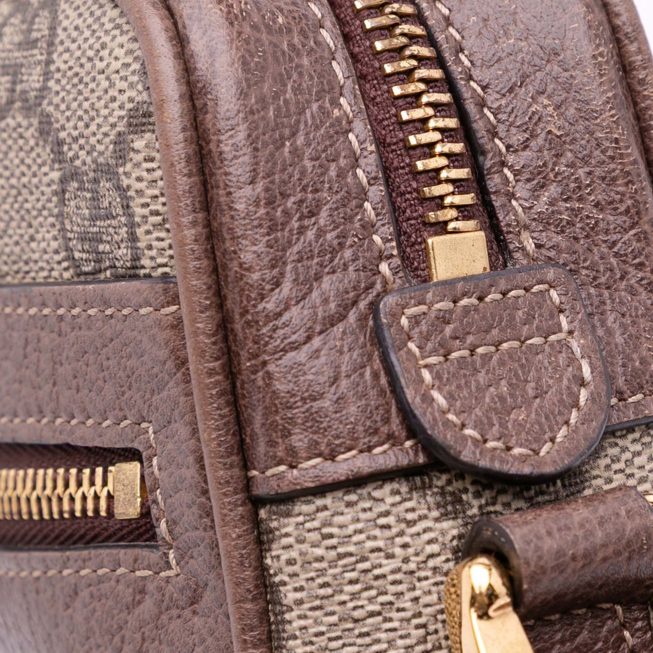 Gucci Mini GG Supreme Ophidia Crossbody Bruin