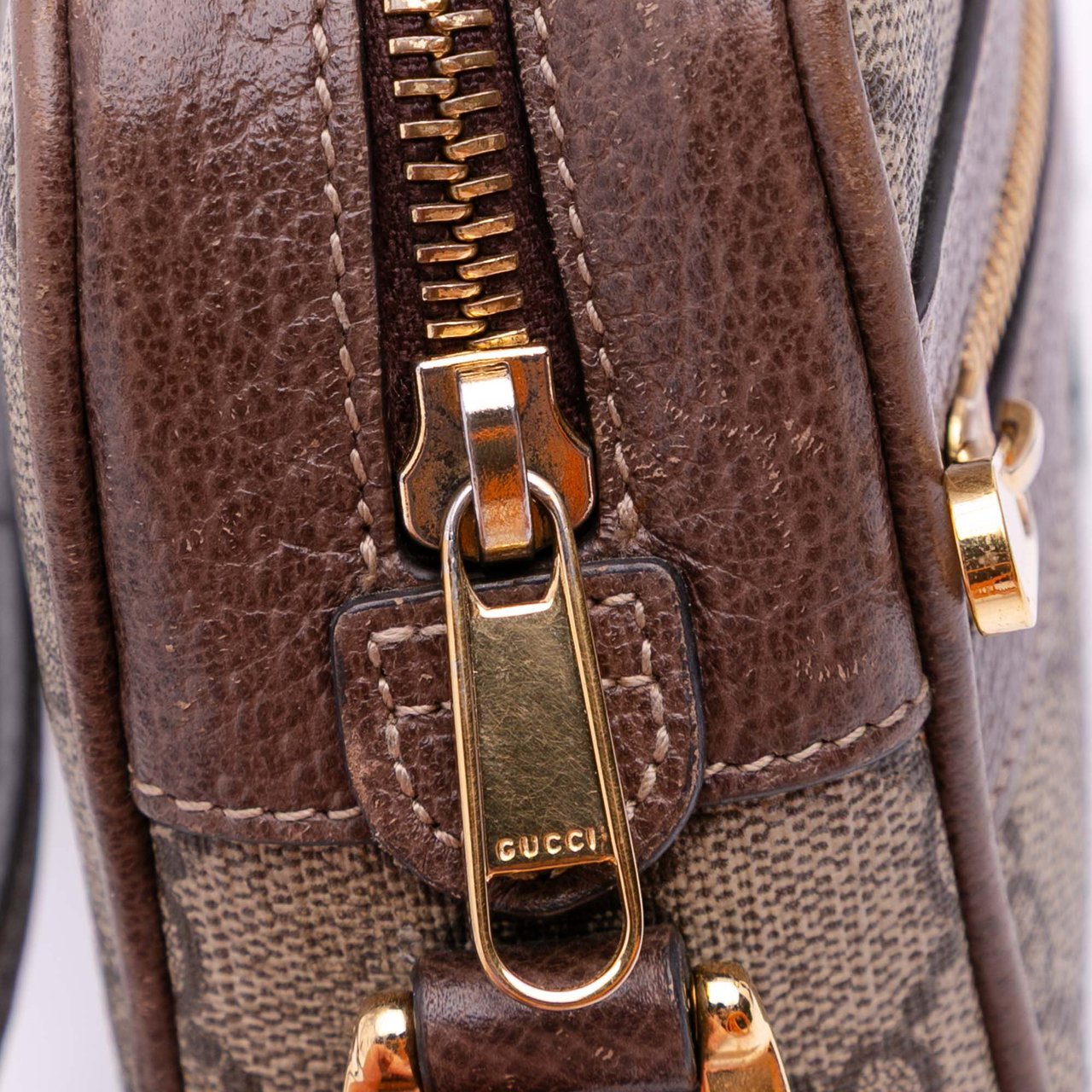 Gucci Mini GG Supreme Ophidia Crossbody Bruin