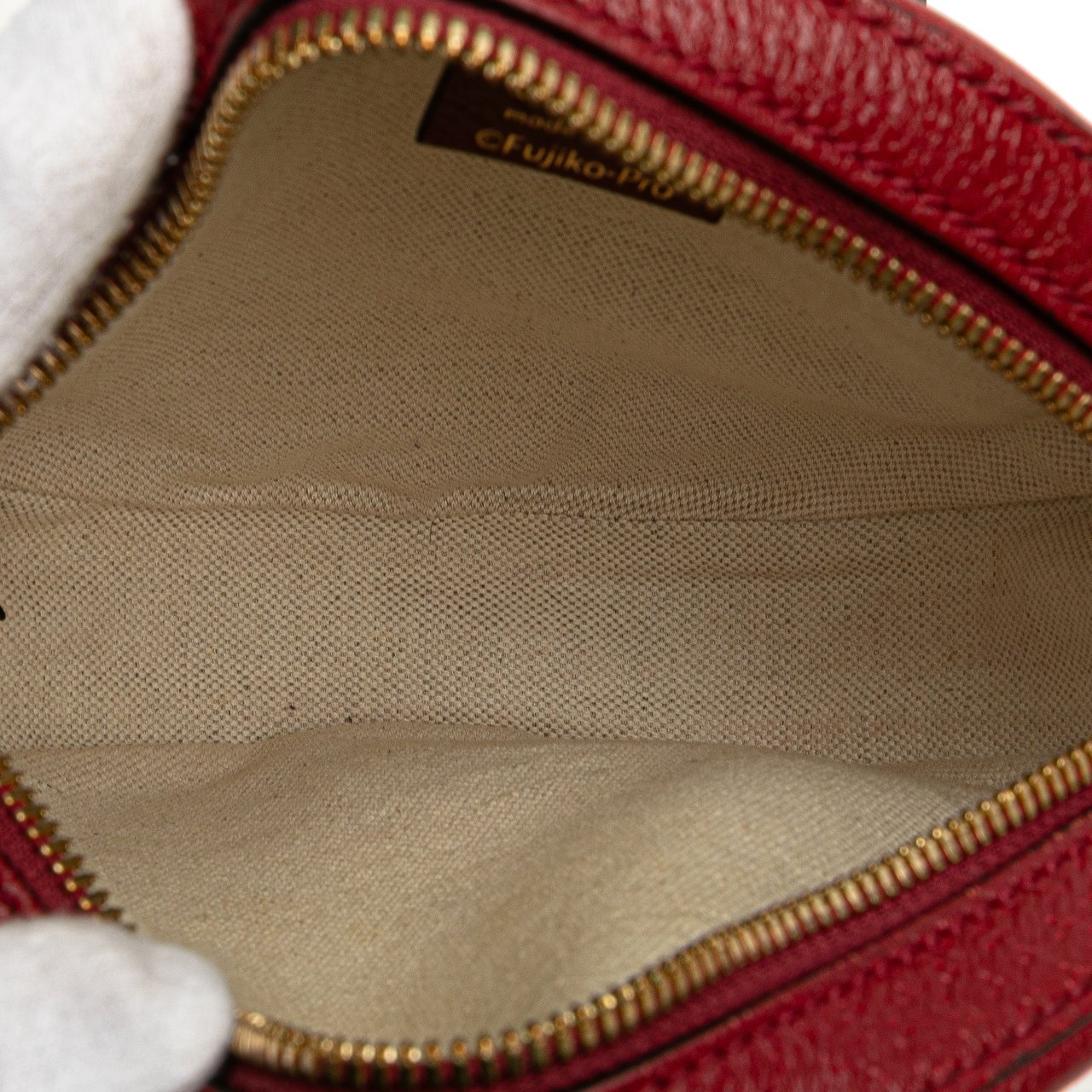 Gucci Micro GG Supreme Doraemon Round Crossbody Bruin