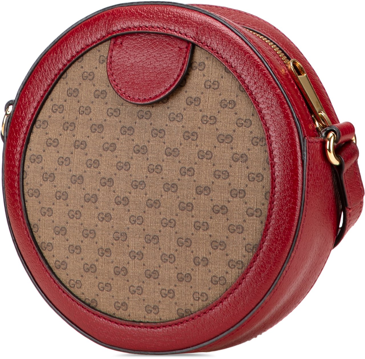 Gucci Micro GG Supreme Doraemon Round Crossbody Bruin