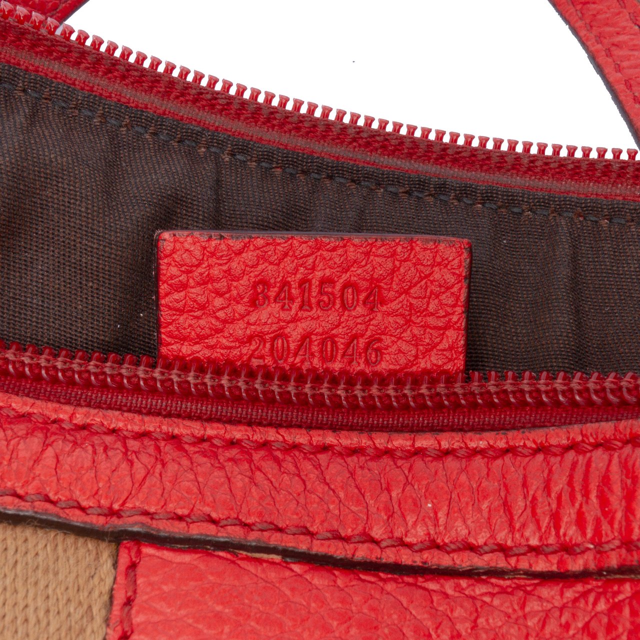 Gucci Mini Leather Web Dome Satchel Rood