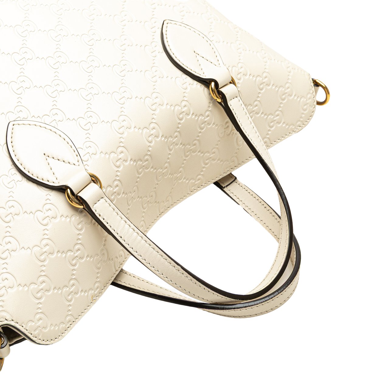 Gucci Guccissima Linea A Fold Over Satchel Wit