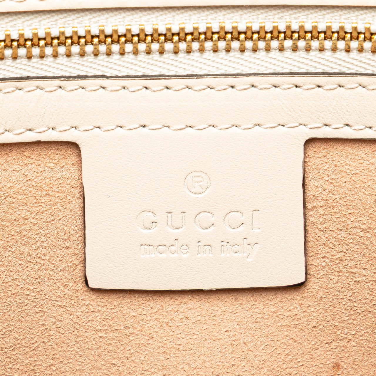 Gucci Guccissima Linea A Fold Over Satchel Wit