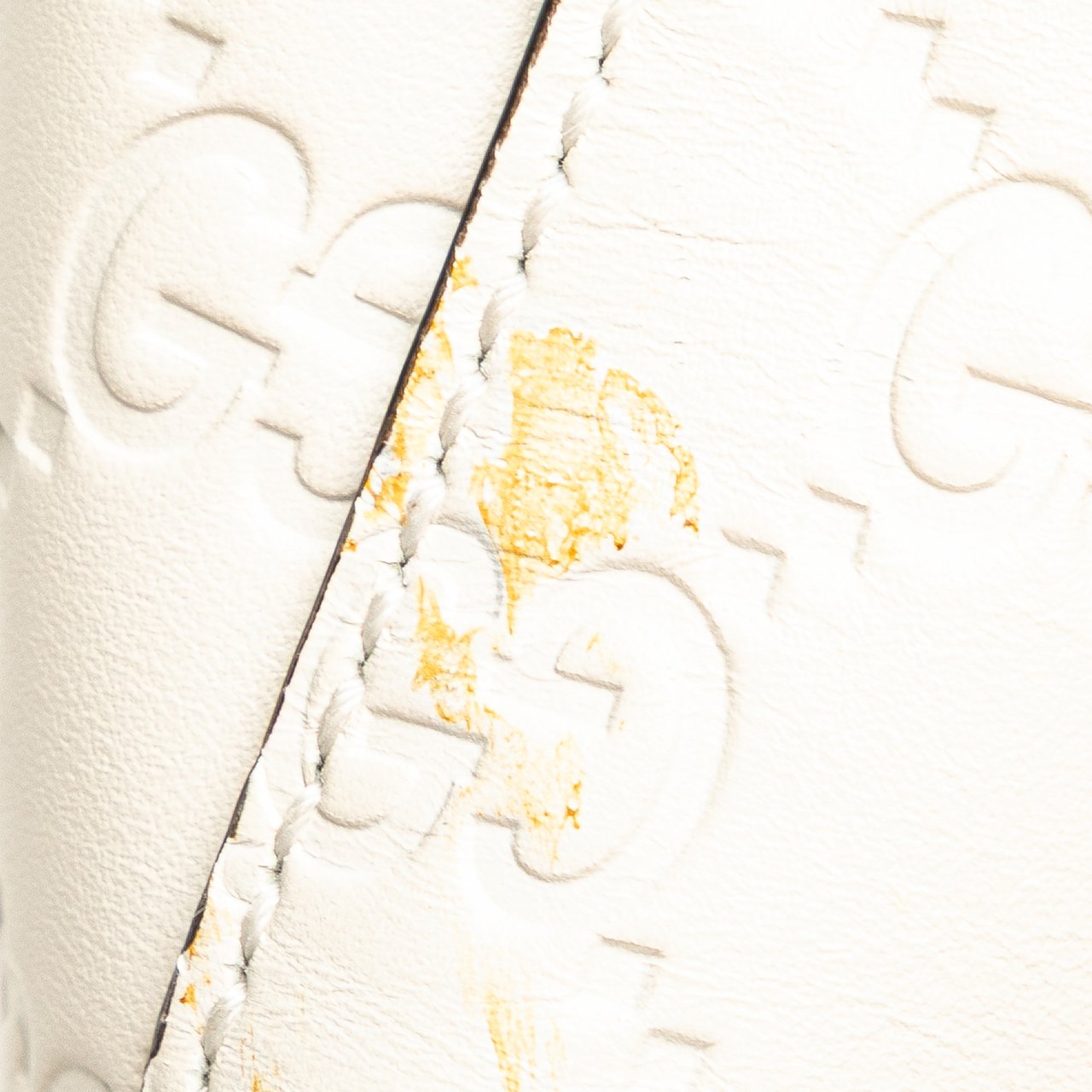 Gucci Guccissima Linea A Fold Over Satchel Wit