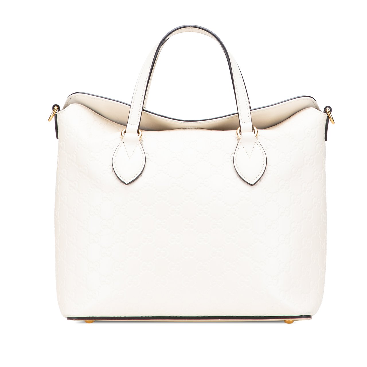 Gucci Guccissima Linea A Fold Over Satchel Wit