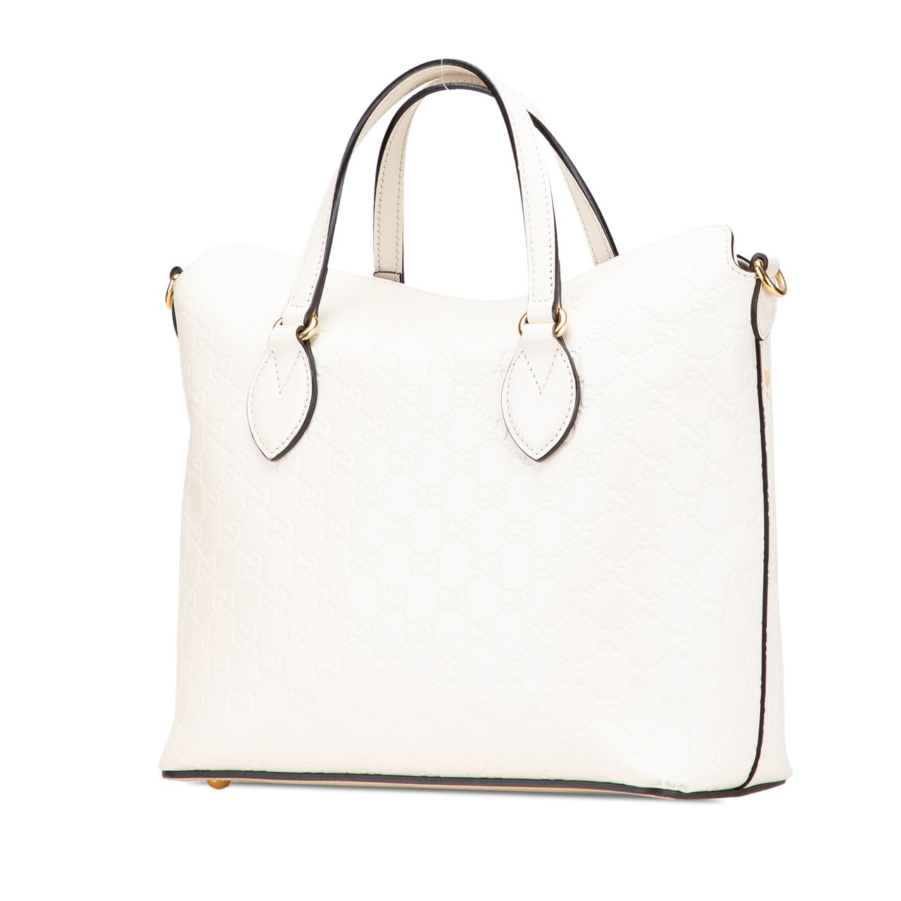 Gucci Guccissima Linea A Fold Over Satchel Wit