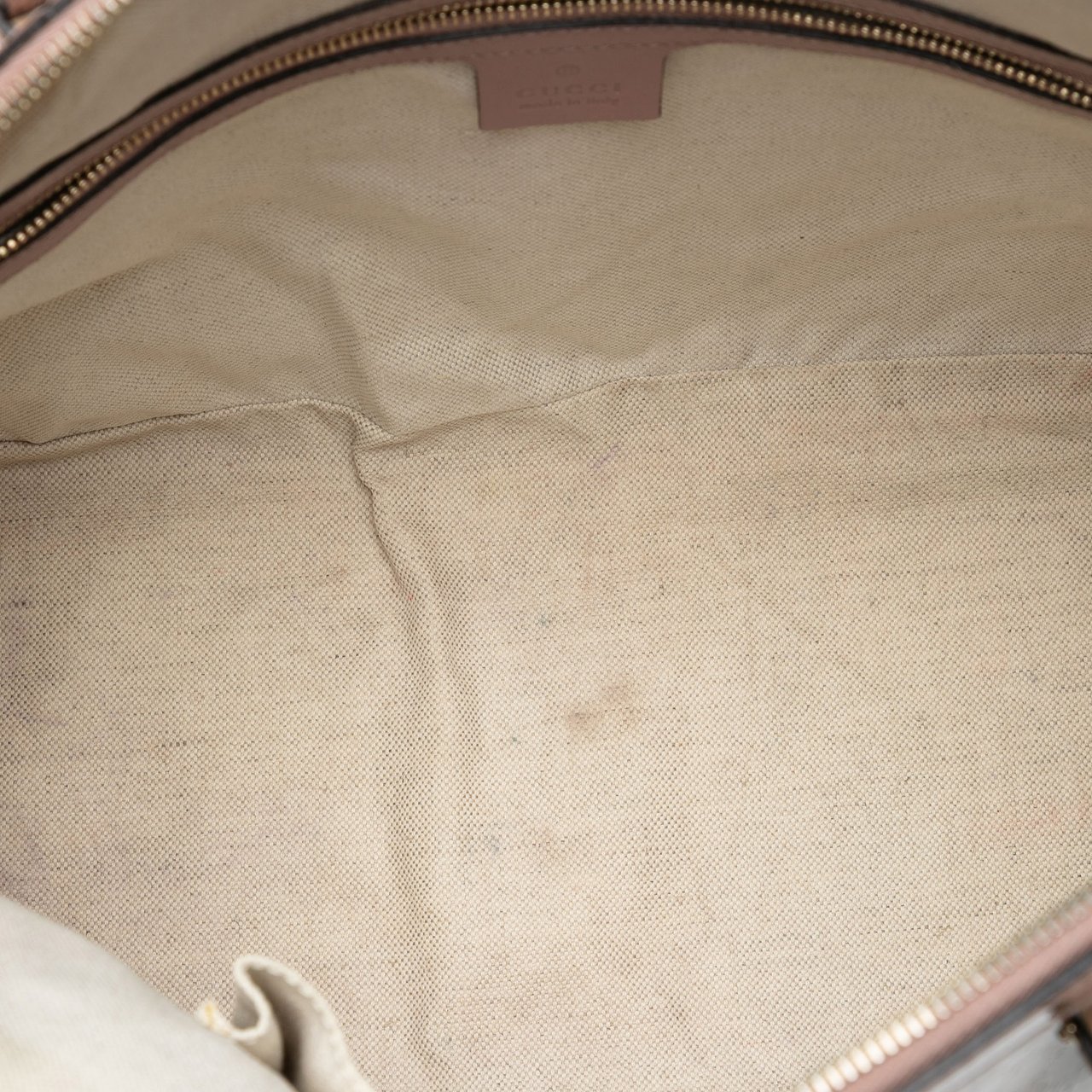 Gucci Large Microguccissima Patent Nice Dome Satchel Bruin