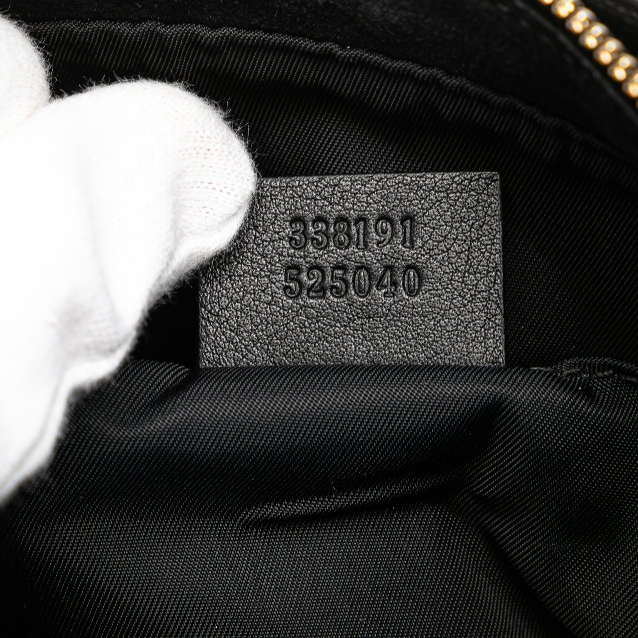Gucci Soft Patent Soho Clutch Zwart