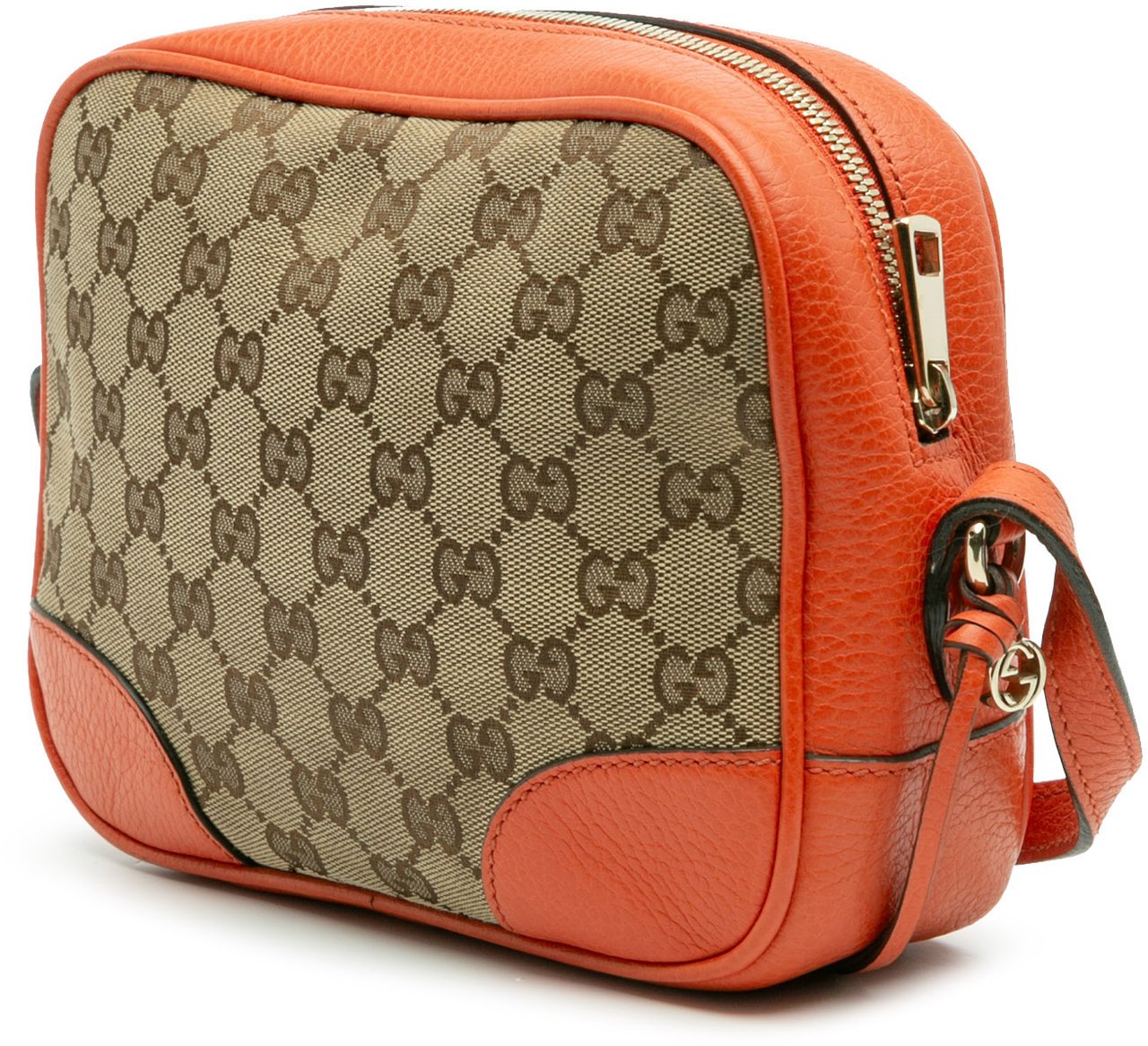 Gucci GG Canvas Bree Crossbody Bruin