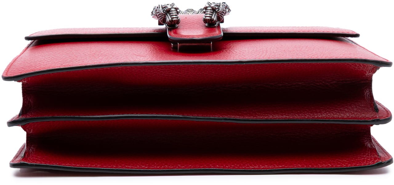 Gucci Medium Bamboo Dionysus Web Satchel Rood