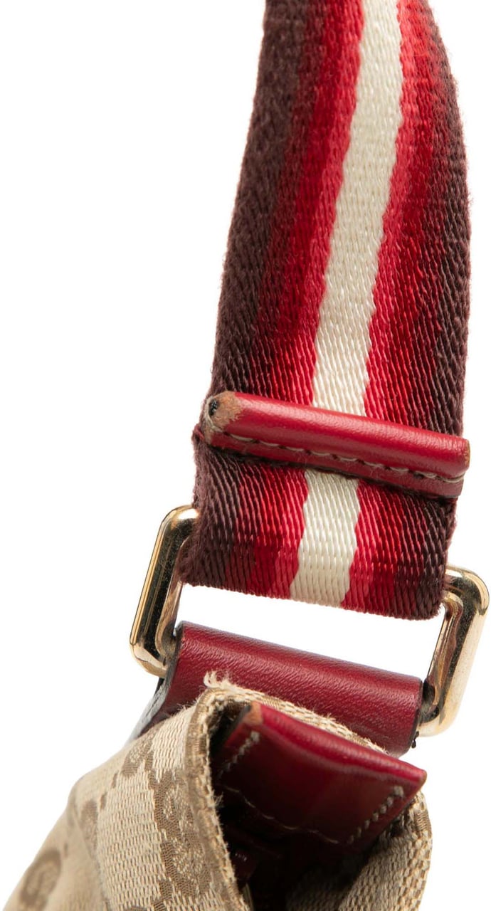 Gucci GG Canvas Web Crossbody Bruin