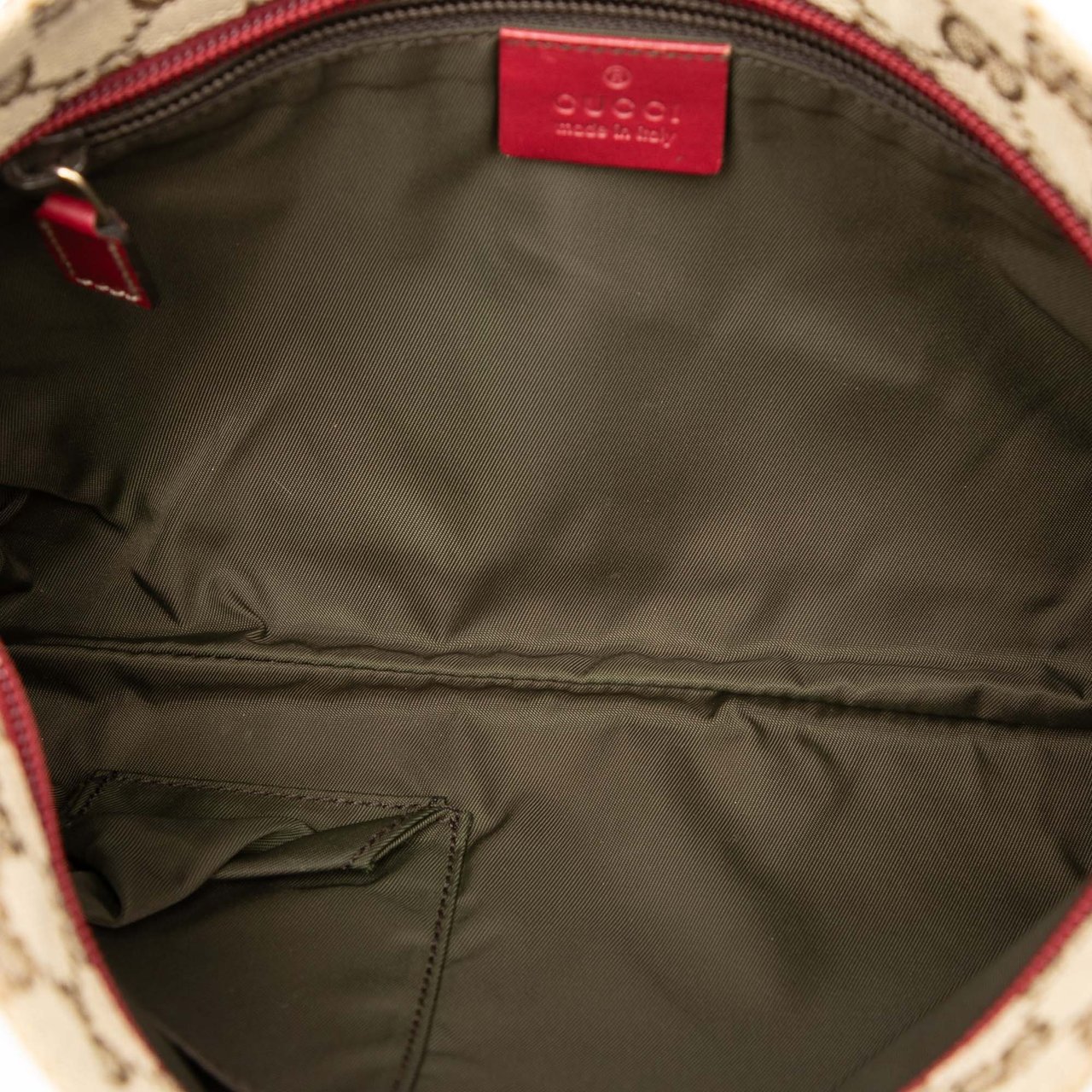 Gucci GG Canvas Web Crossbody Bruin