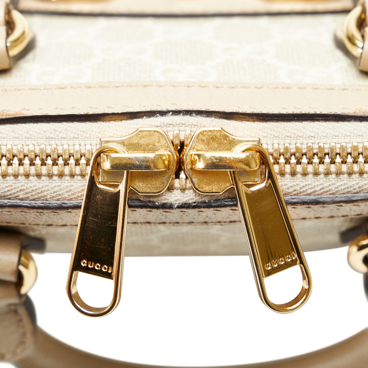 Gucci Mini GG Supreme Horsebit 1955 Satchel Bruin