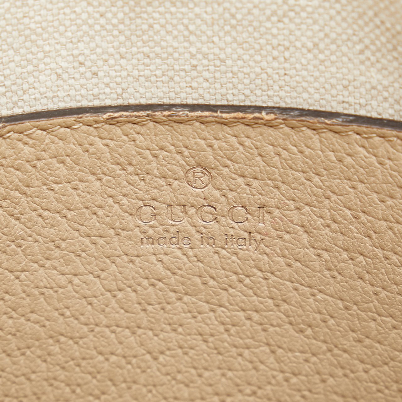 Gucci Mini GG Supreme Horsebit 1955 Satchel Bruin