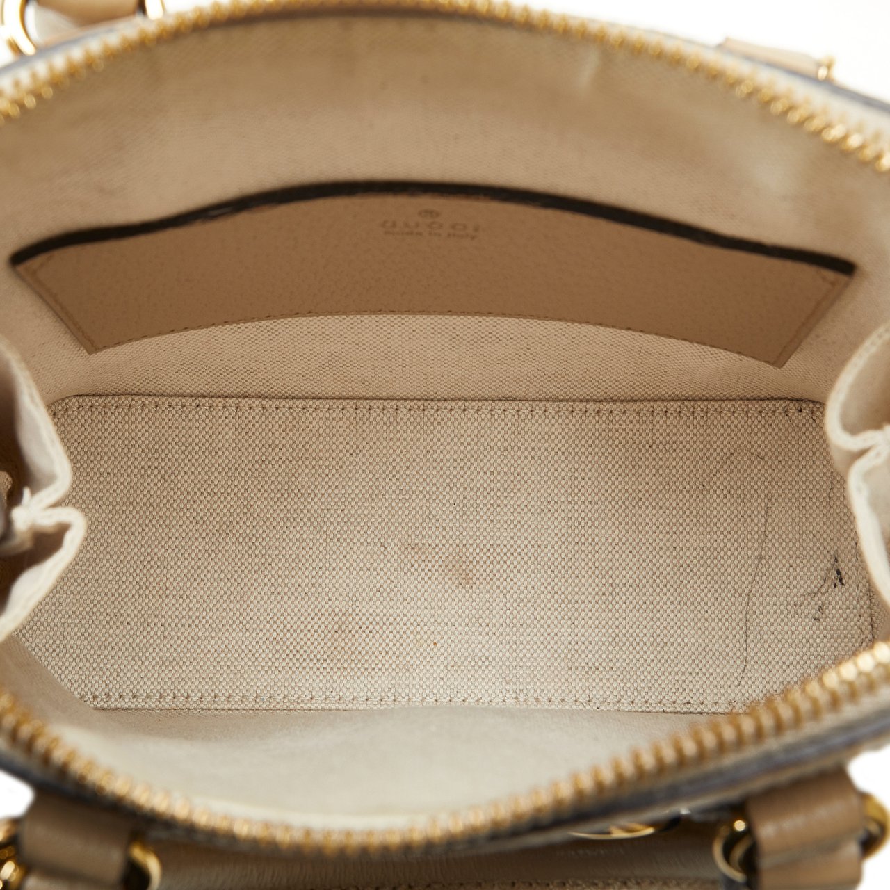 Gucci Mini GG Supreme Horsebit 1955 Satchel Bruin