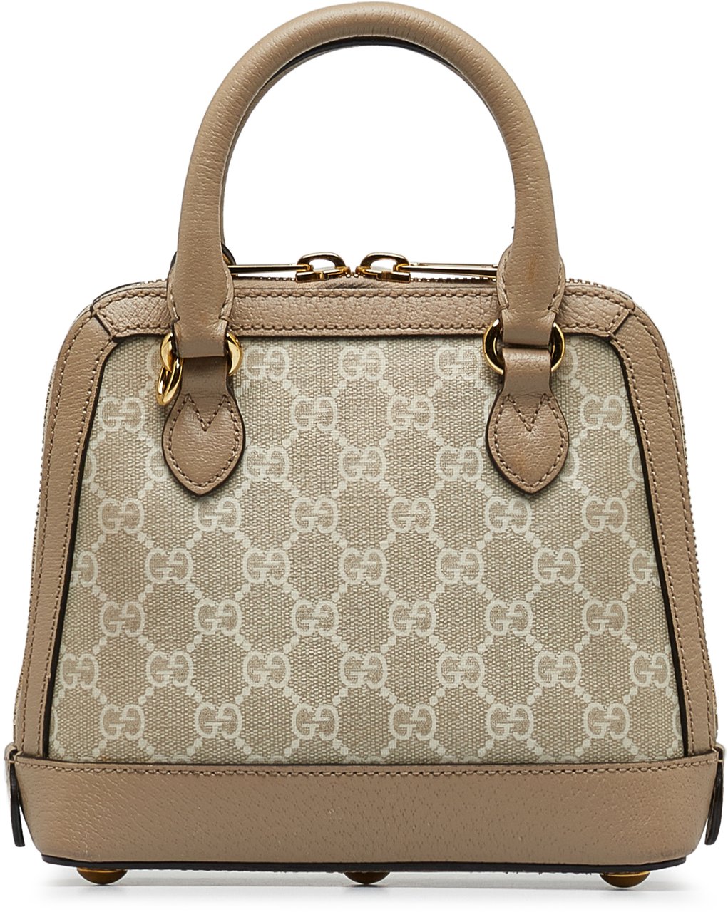 Gucci Mini GG Supreme Horsebit 1955 Satchel Bruin