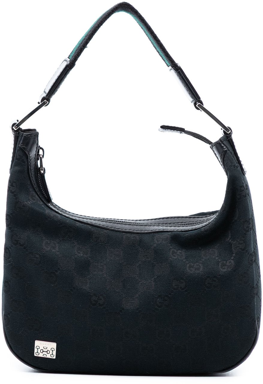 Gucci Small GG Canvas Web Pop Handbag Zwart