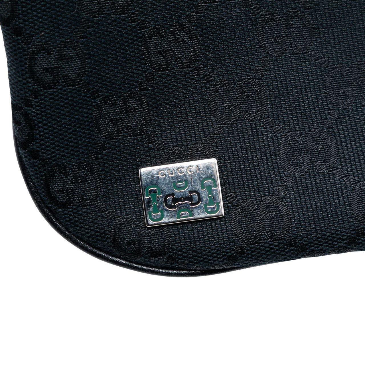 Gucci Small GG Canvas Web Pop Handbag Zwart