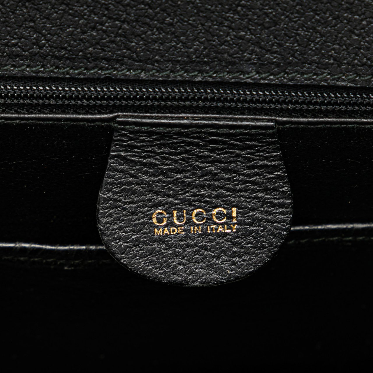 Gucci Calfskin Bamboo Night Zwart