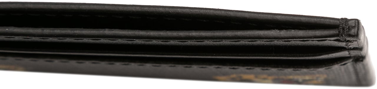 Gucci GG Supreme Tiger Card Holder Zwart