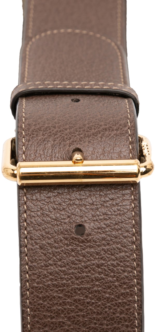 Gucci Small GG Supreme Web Ophidia Belt Bag Bruin