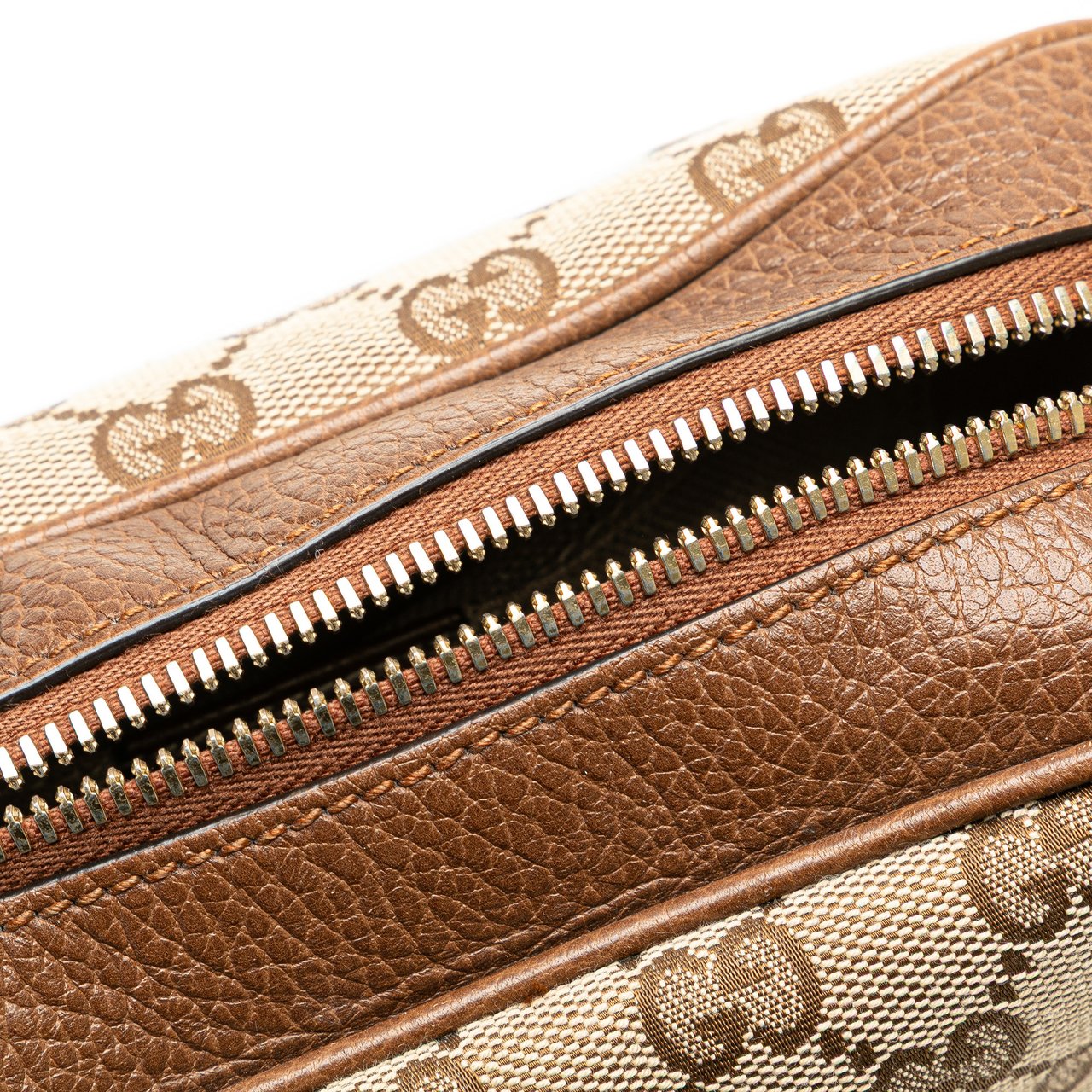 Gucci GG Canvas Bree Crossbody Bruin