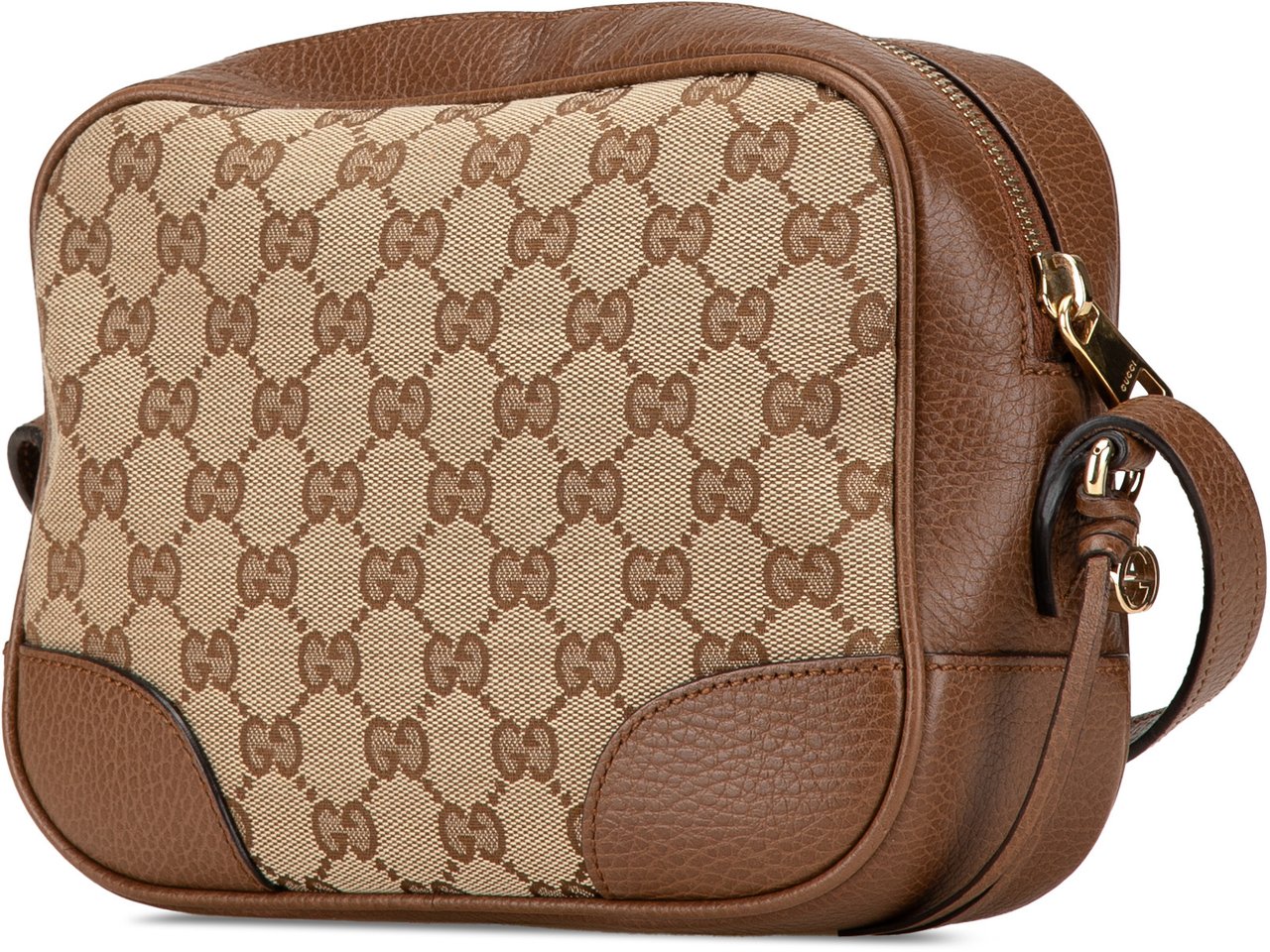 Gucci GG Canvas Bree Crossbody Bruin