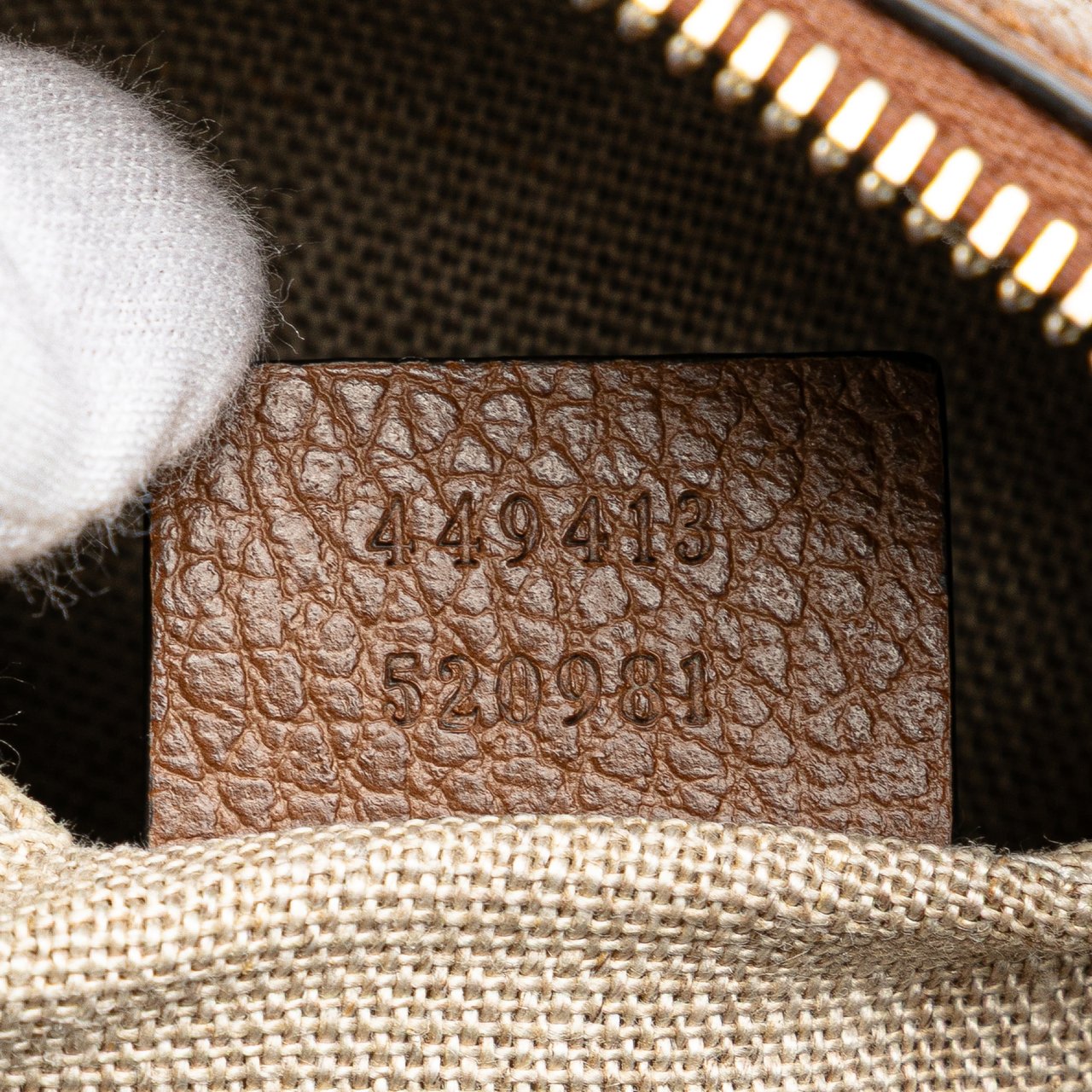 Gucci GG Canvas Bree Crossbody Bruin