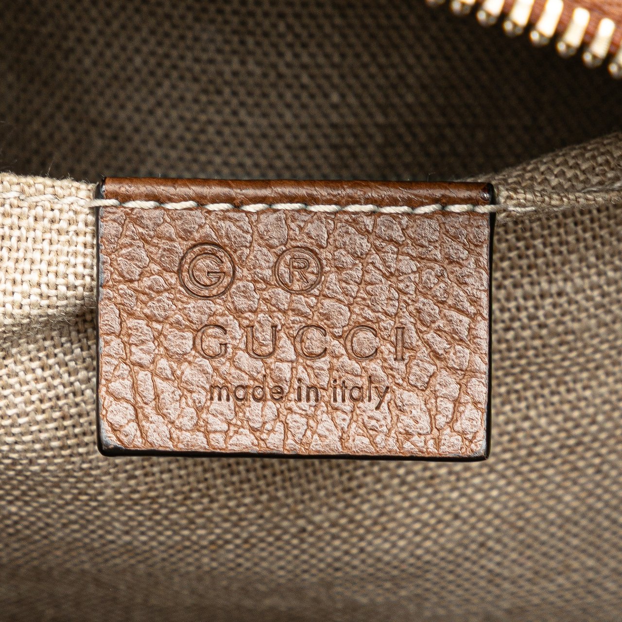 Gucci GG Canvas Bree Crossbody Bruin