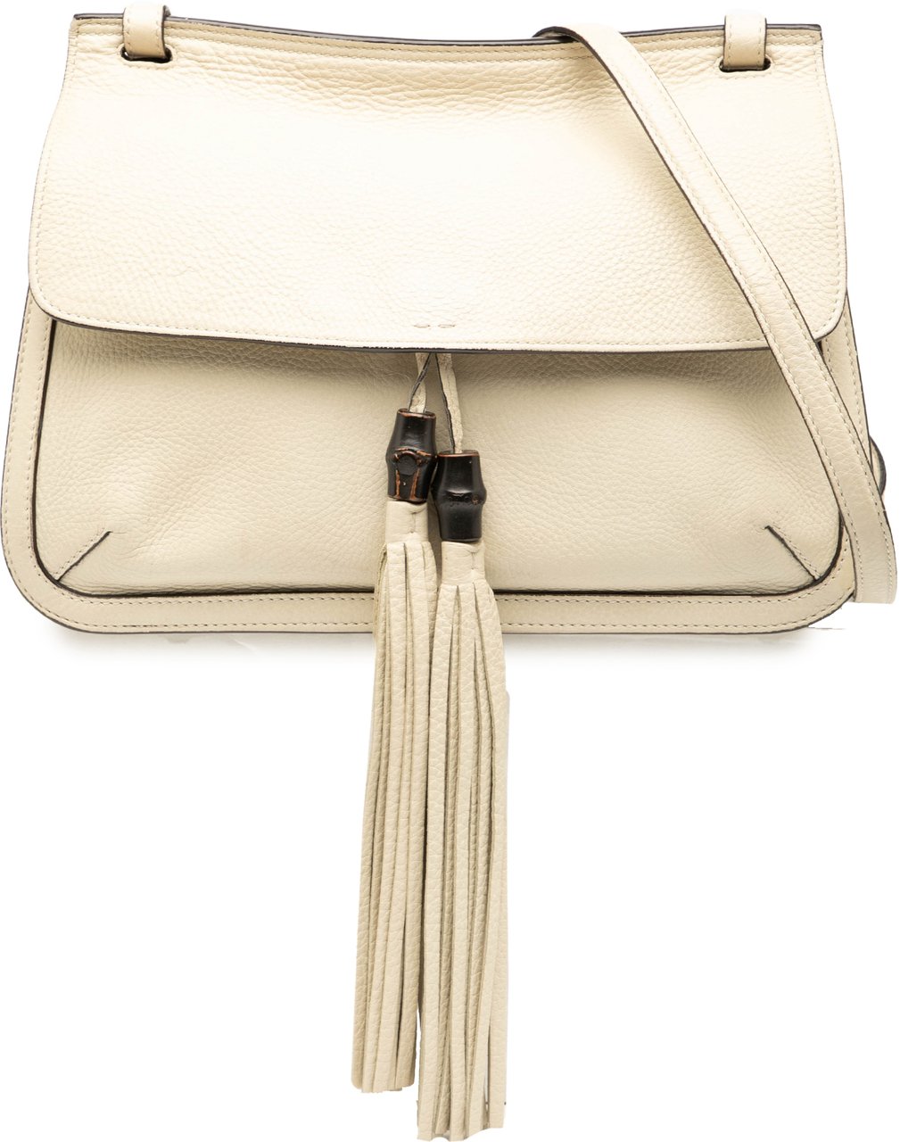 Gucci Medium Leather Bamboo Daily Crossbody Wit