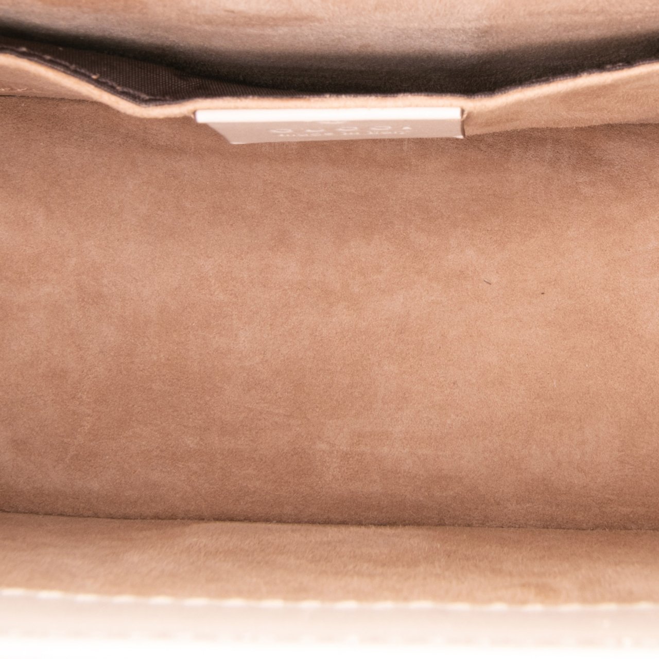 Gucci Mini Calfskin Sylvie Satchel Wit