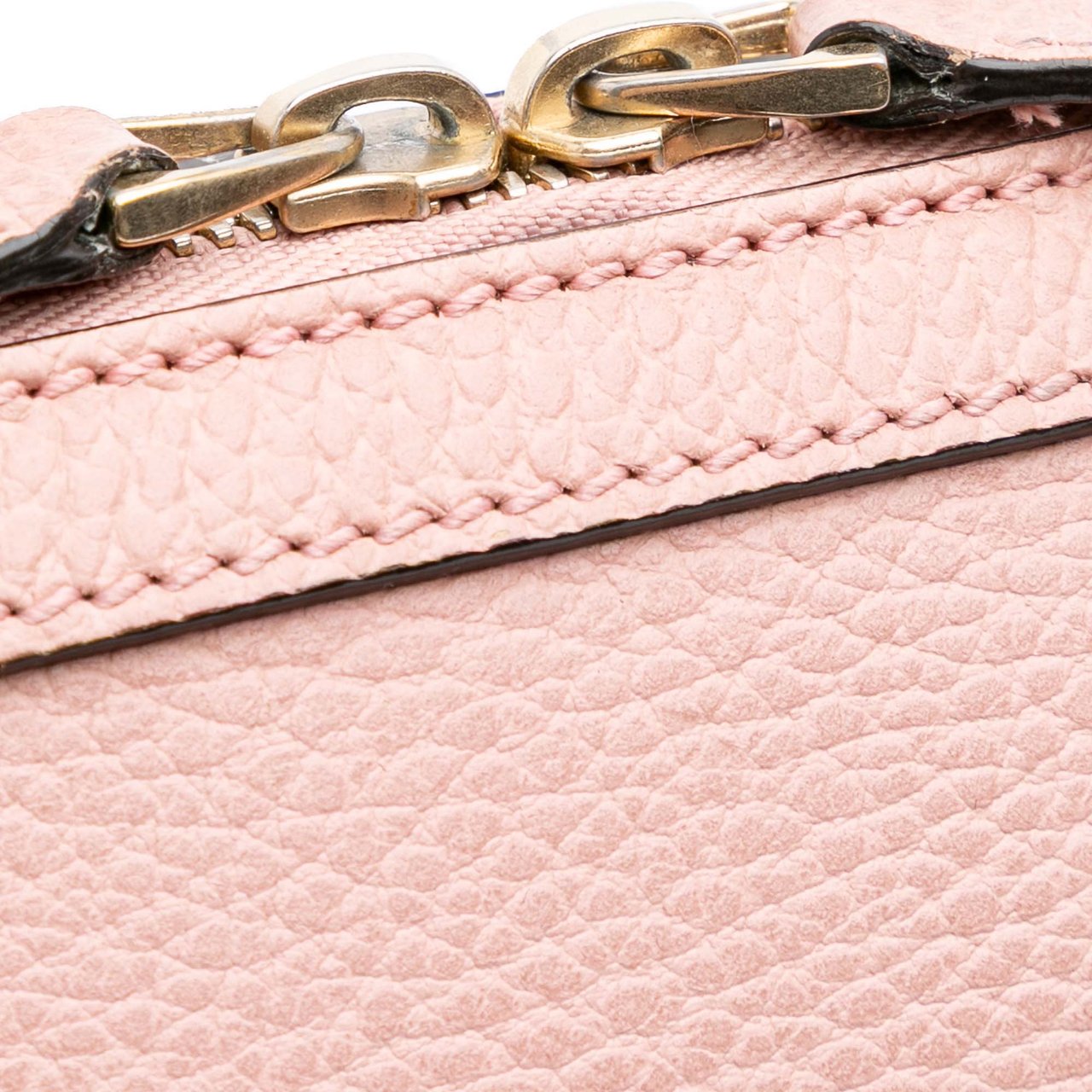 Gucci Mini Leather GG Charm Dome Satchel Roze