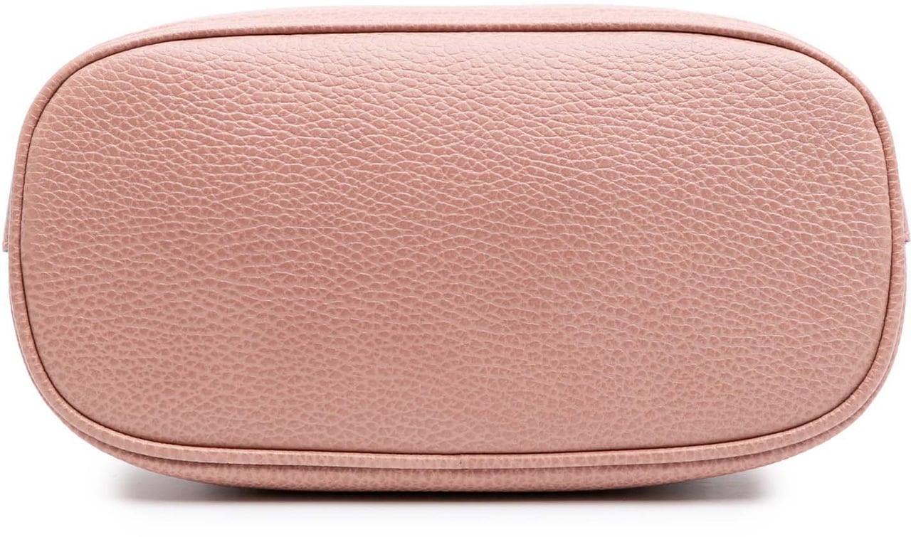 Gucci Mini Leather GG Charm Dome Satchel Roze