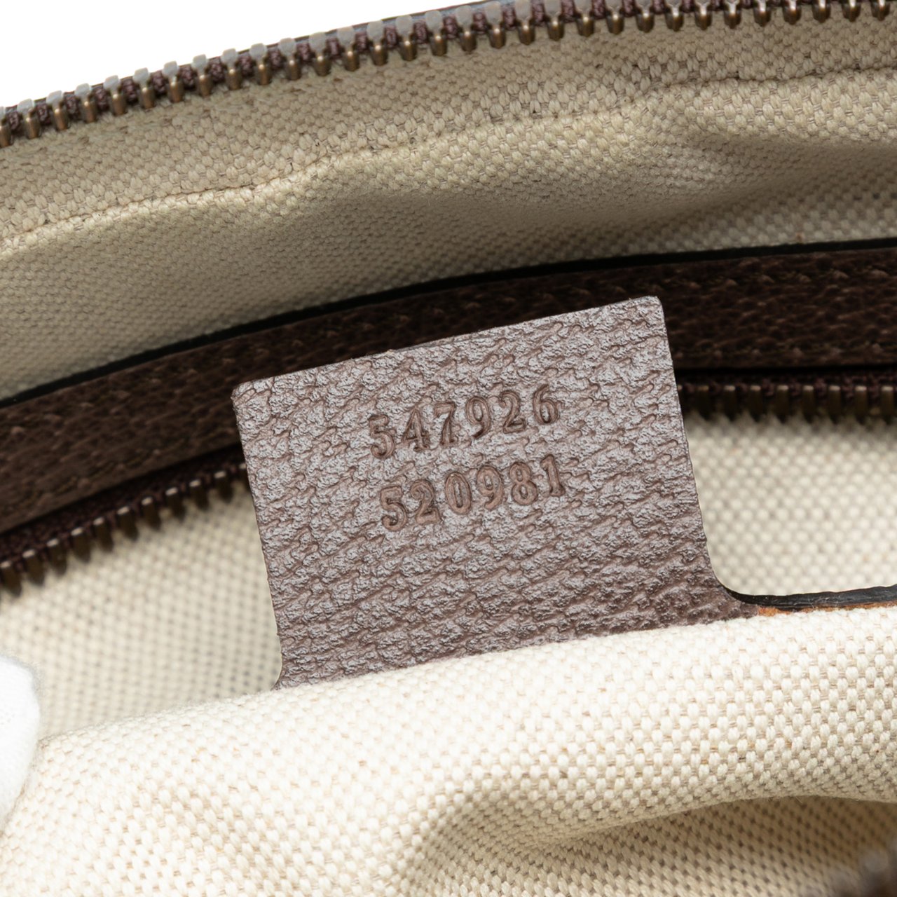 Gucci Small GG Supreme Web Ophidia Messenger Bag Bruin