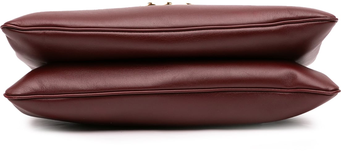 Gucci Large Leather Arli Shoulder Bag Rood