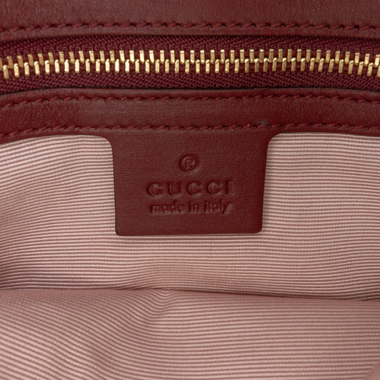 Gucci Large Leather Arli Shoulder Bag Rood