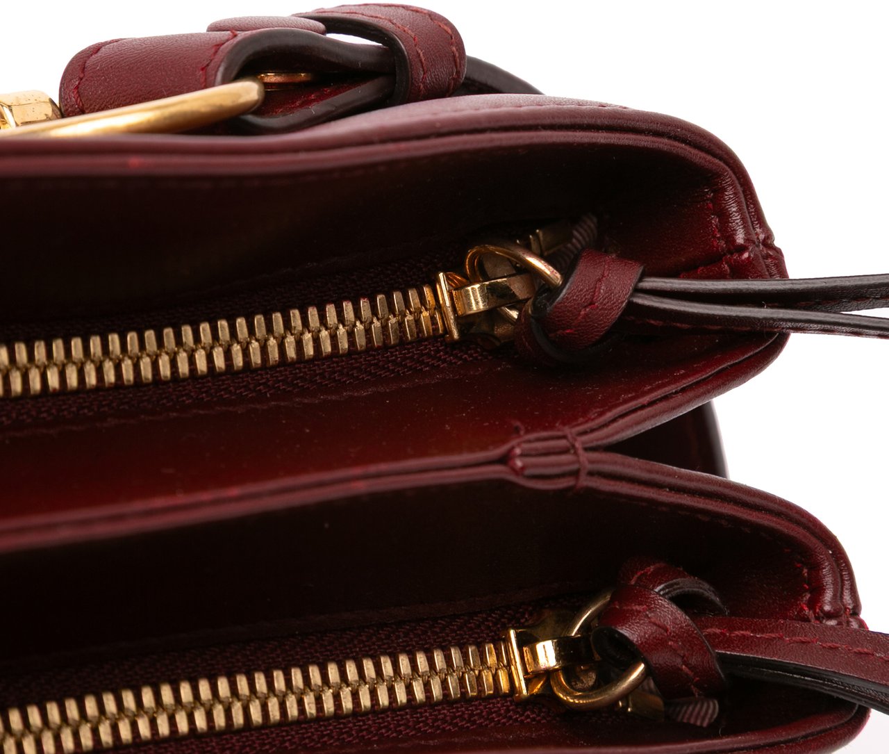 Gucci Large Leather Arli Shoulder Bag Rood