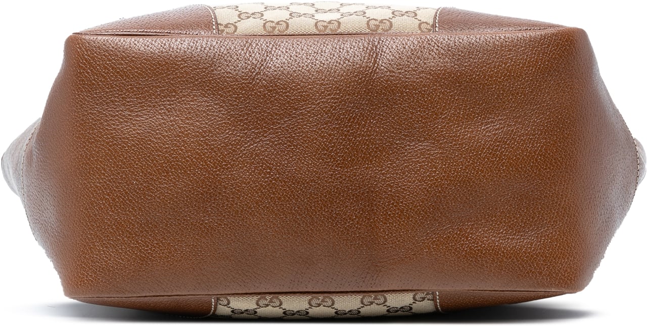 Gucci GG Canvas Bree Tote Bruin