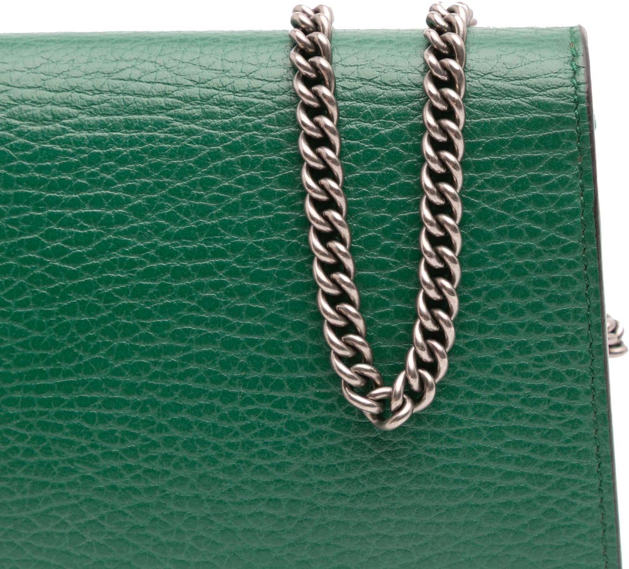 Gucci Mini Leather Dionysus Crossbody Groen