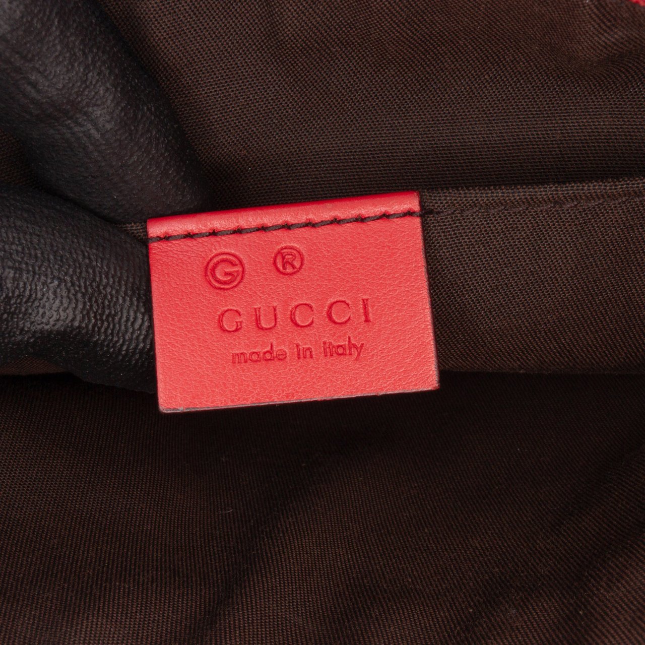 Gucci Mini Guccissima Crossbody Rood