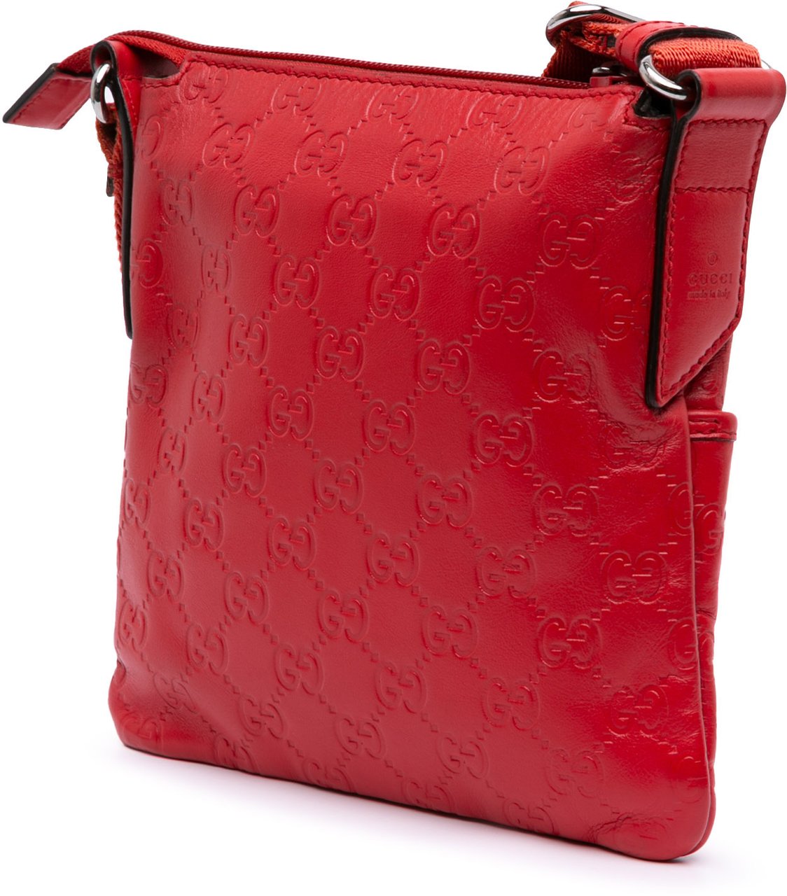 Gucci Mini Guccissima Crossbody Rood